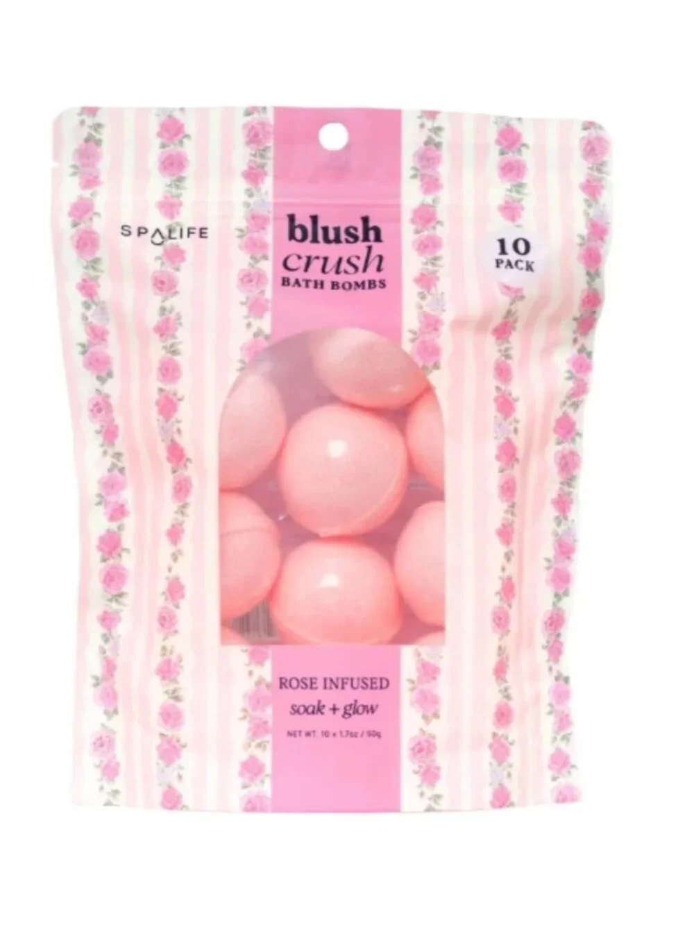 Spa Life Beauty Blush Crush bath bombs